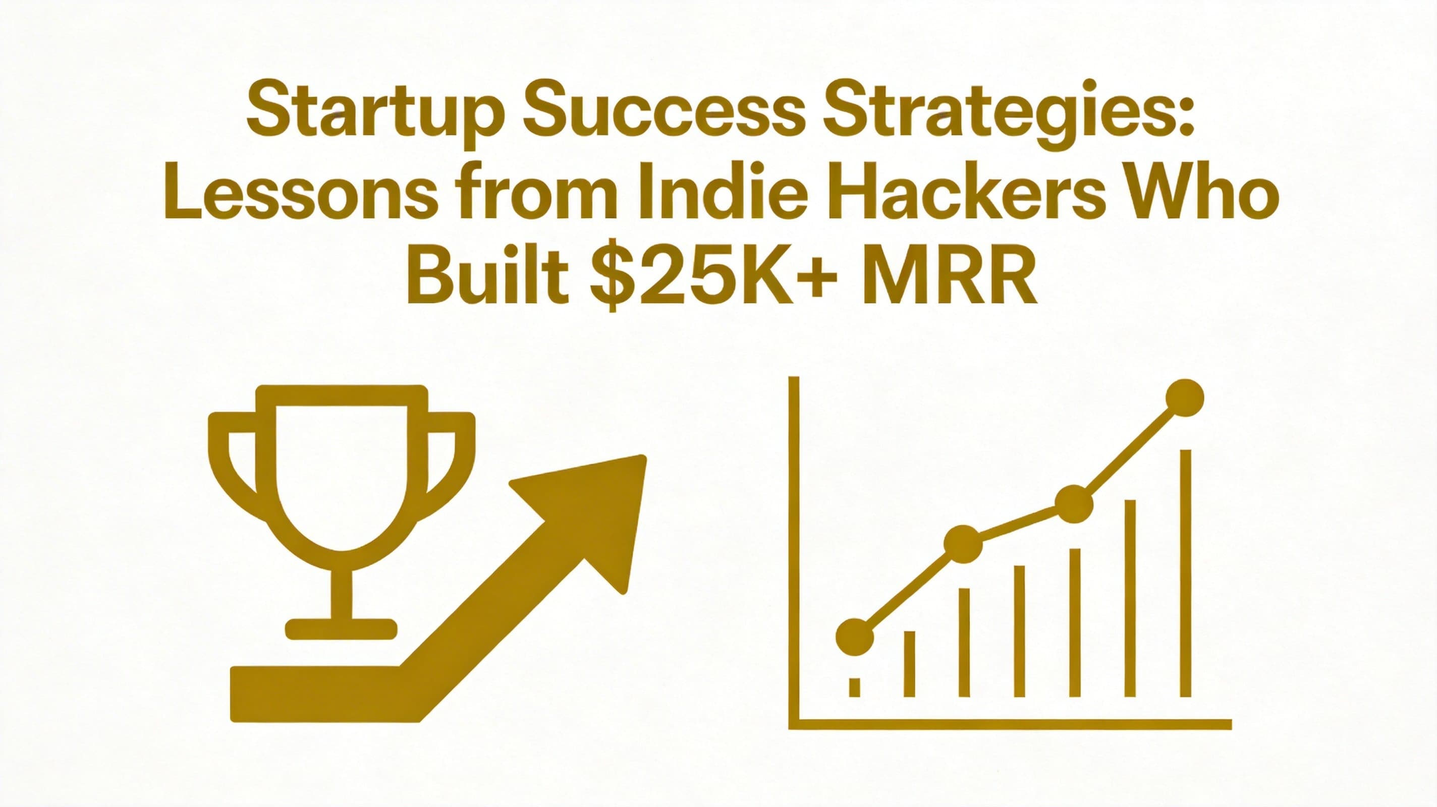 Startup Success Strategies: Lessons from Indie Hackers Who Built $25K+ MRR